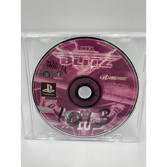 Sony PlayStation 1 PS1 Disc Only TESTED NFL Blitz 1997 BL - Picture 2 of 4